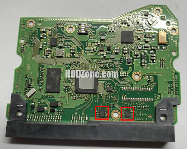 004-0A90601 WD Placa Lógica Electrónica del Disco Duro