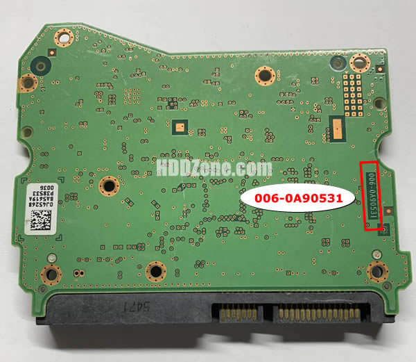 006-0A90531 WD Placa Lógica Electrónica del Disco Duro