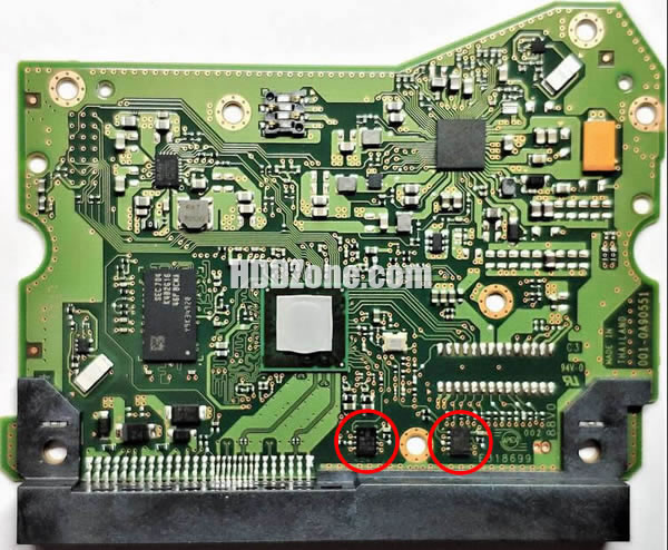 006-0A90551 WD Placa Lógica Electrónica del Disco Duro