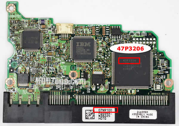 07N9100 Hitachi Placa Lógica Electrónica del Disco Duro