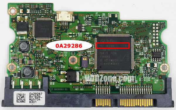 0A29286 Hitachi Placa Lógica Electrónica del Disco Duro