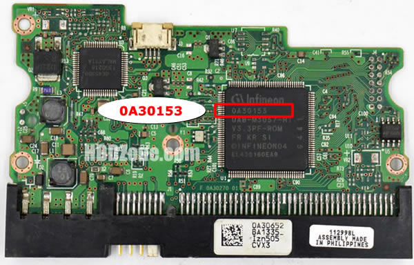 0A30153 Hitachi Placa Lógica Electrónica del Disco Duro