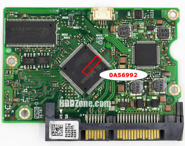 0A56992 Hitachi Placa Lógica Electrónica del Disco Duro