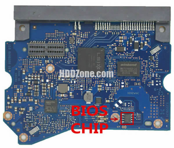 0A90398 Hitachi Placa Lógica Electrónica del Disco Duro