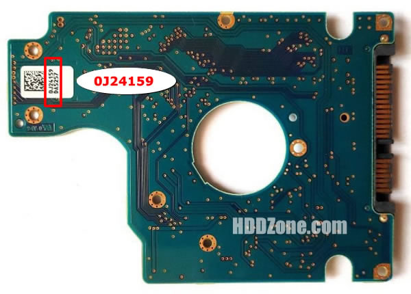 0J24159 Hitachi Placa Lógica Electrónica del Disco Duro