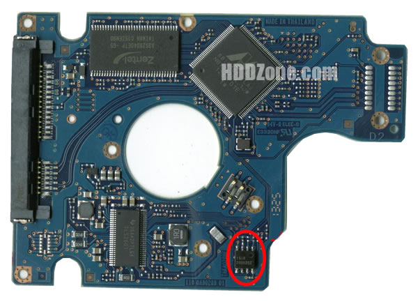 0J14319 Hitachi Placa Lógica Electrónica del Disco Duro