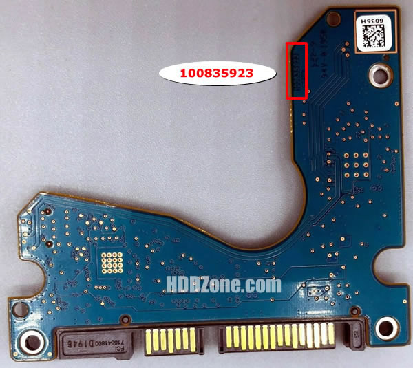 100835923 Seagate Placa Lógica Electrónica del Disco Duro