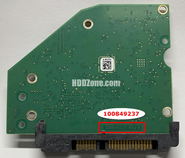 100849237 Seagate Placa Lógica Electrónica del Disco Duro