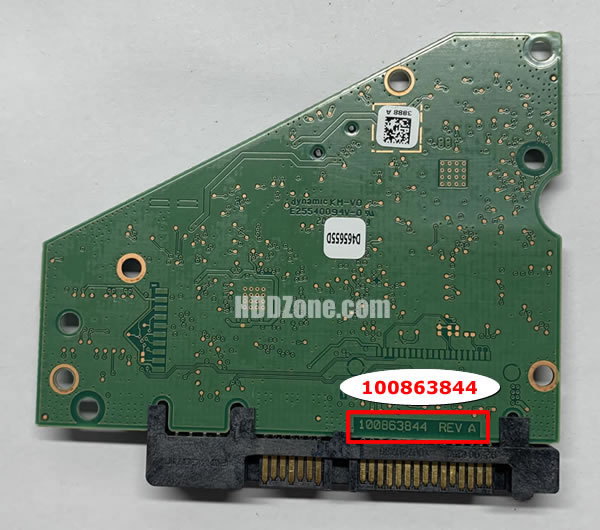 100863844 Seagate Placa Lógica Electrónica del Disco Duro