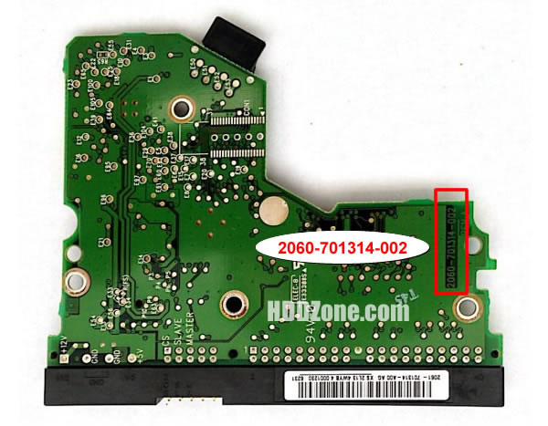 2060-701314-002 WD Placa Lógica Electrónica del Disco Duro