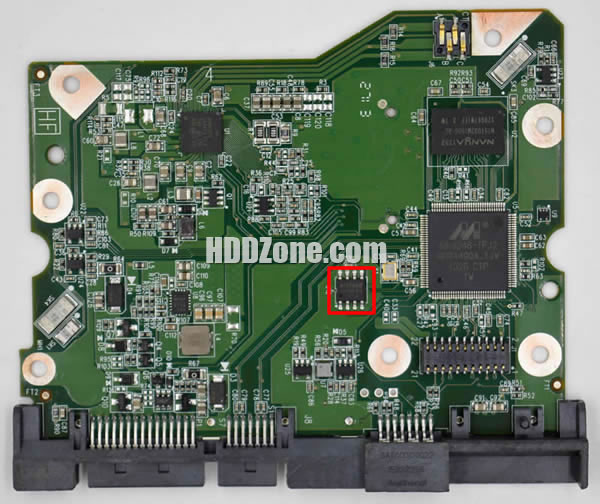 2060-771822-002 WD Placa Lógica Electrónica del Disco Duro