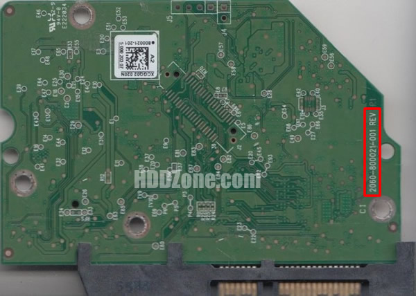 2060-800021-001 WD Placa Lógica Electrónica del Disco Duro