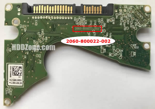 2060-800022-002 WD Placa Lógica Electrónica del Disco Duro