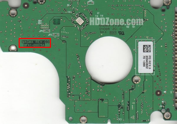 BF41-00075A Samsung Placa Lógica Electrónica del Disco Duro