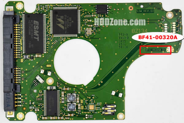 BF41-00320A Samsung Placa Lógica Electrónica del Disco Duro