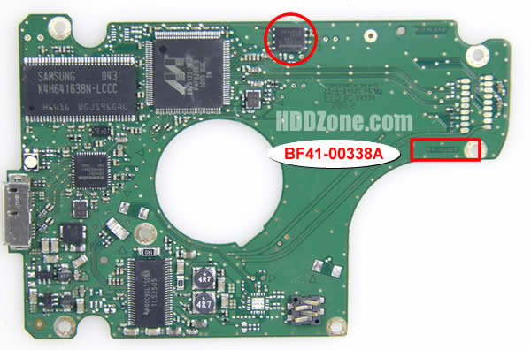 BF41-00338A Samsung Placa Lógica Electrónica del Disco Duro