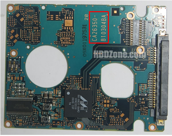 CA26350-B10304BA Fujitsu Placa Lógica Electrónica del Disco Duro