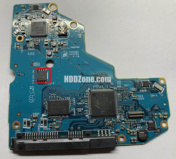 G0020A Toshiba Placa Lógica Electrónica del Disco Duro