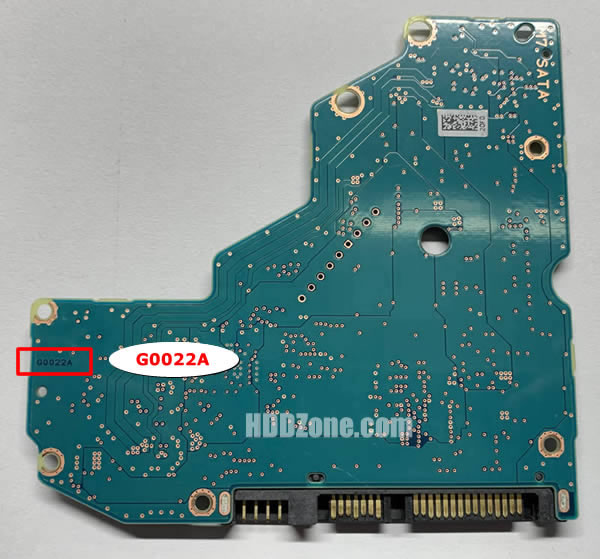 G0022A Toshiba Placa Lógica Electrónica del Disco Duro