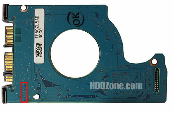 G002626A Toshiba Placa Lógica Electrónica del Disco Duro