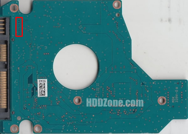 G002915A Toshiba Placa Lógica Electrónica del Disco Duro