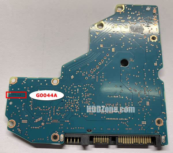 G0044A Toshiba Placa Lógica Electrónica del Disco Duro