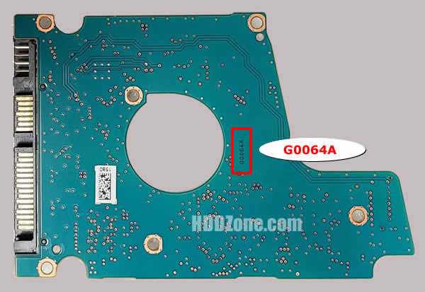G0064A Toshiba Placa Lógica Electrónica del Disco Duro