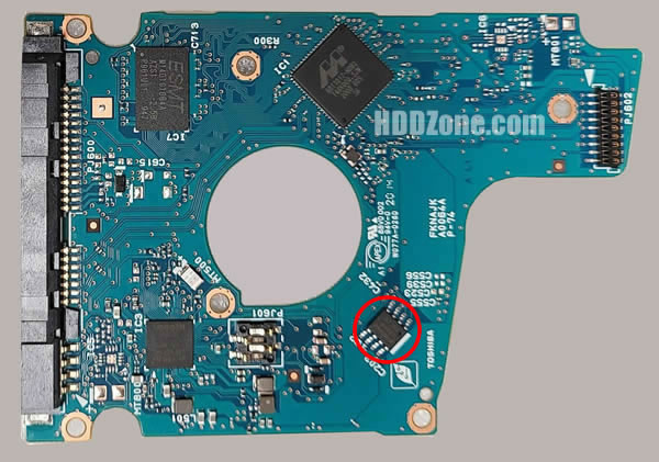G0064A Toshiba Placa Lógica Electrónica del Disco Duro