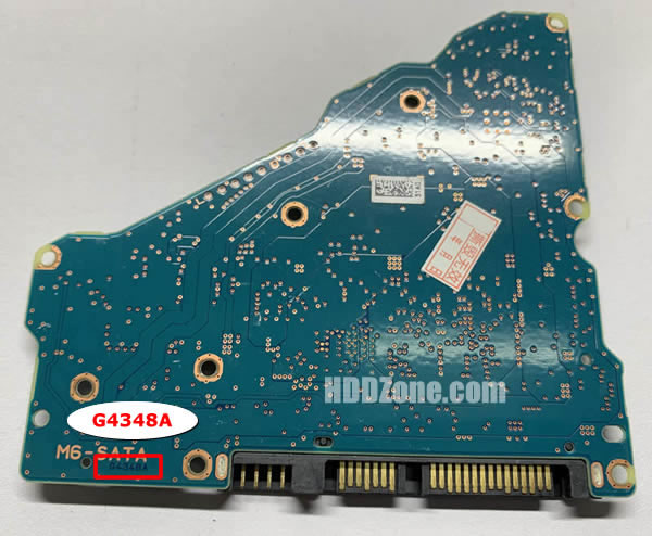 G4348A Toshiba Placa Lógica Electrónica del Disco Duro