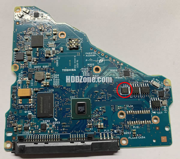 G4348A Toshiba Placa Lógica Electrónica del Disco Duro