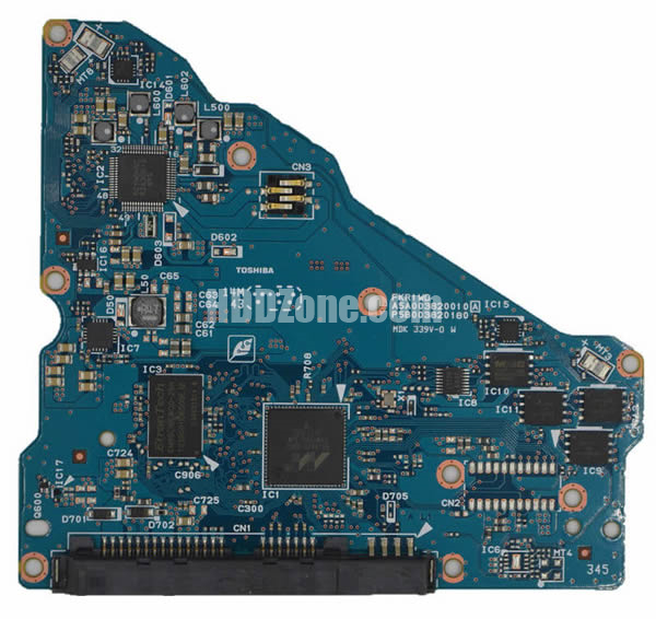 G3820A Toshiba Placa Lógica Electrónica del Disco Duro